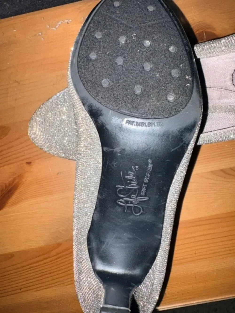 Silver Size 9 2 in High Heels